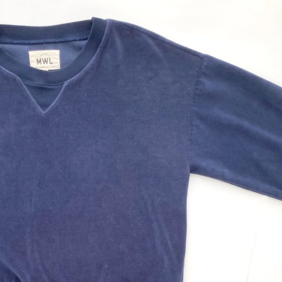 MWL Madewell Velour Pullover - Picture 8 of 13